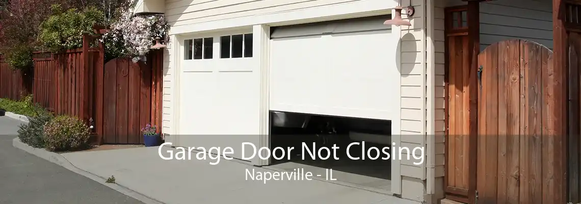 Garage Door Not Closing Naperville - IL