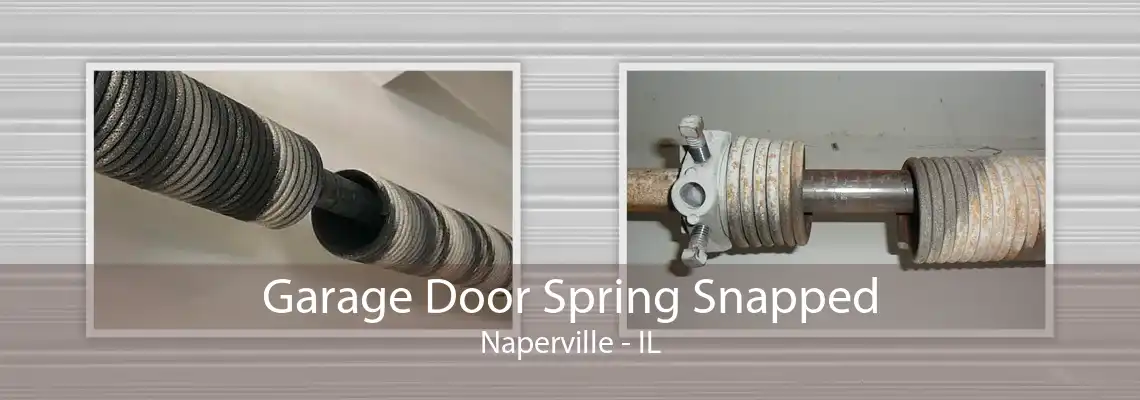 Garage Door Spring Snapped Naperville - IL