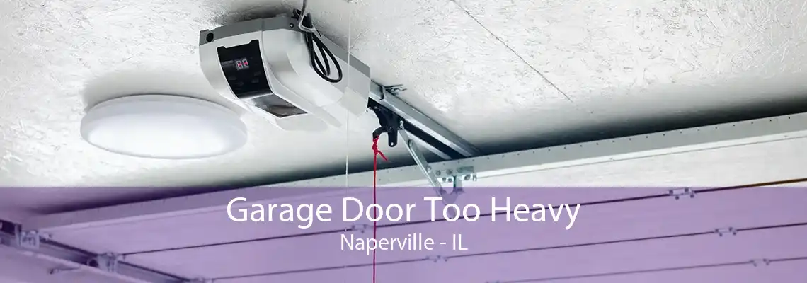 Garage Door Too Heavy Naperville - IL